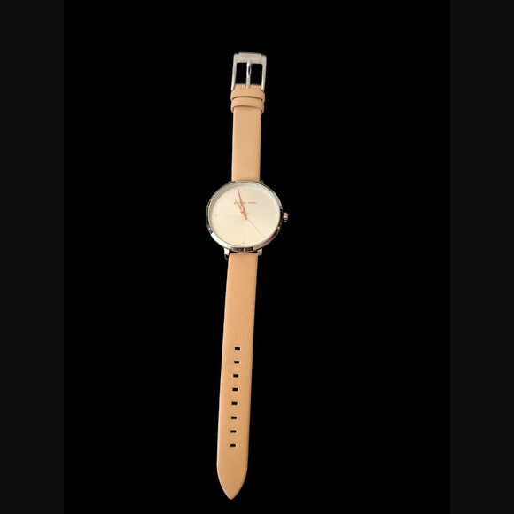 Michael Kors Mk 2778 Womens Charley Genuine Leather Silver Tone Wristwatch - Picture 3 of 9